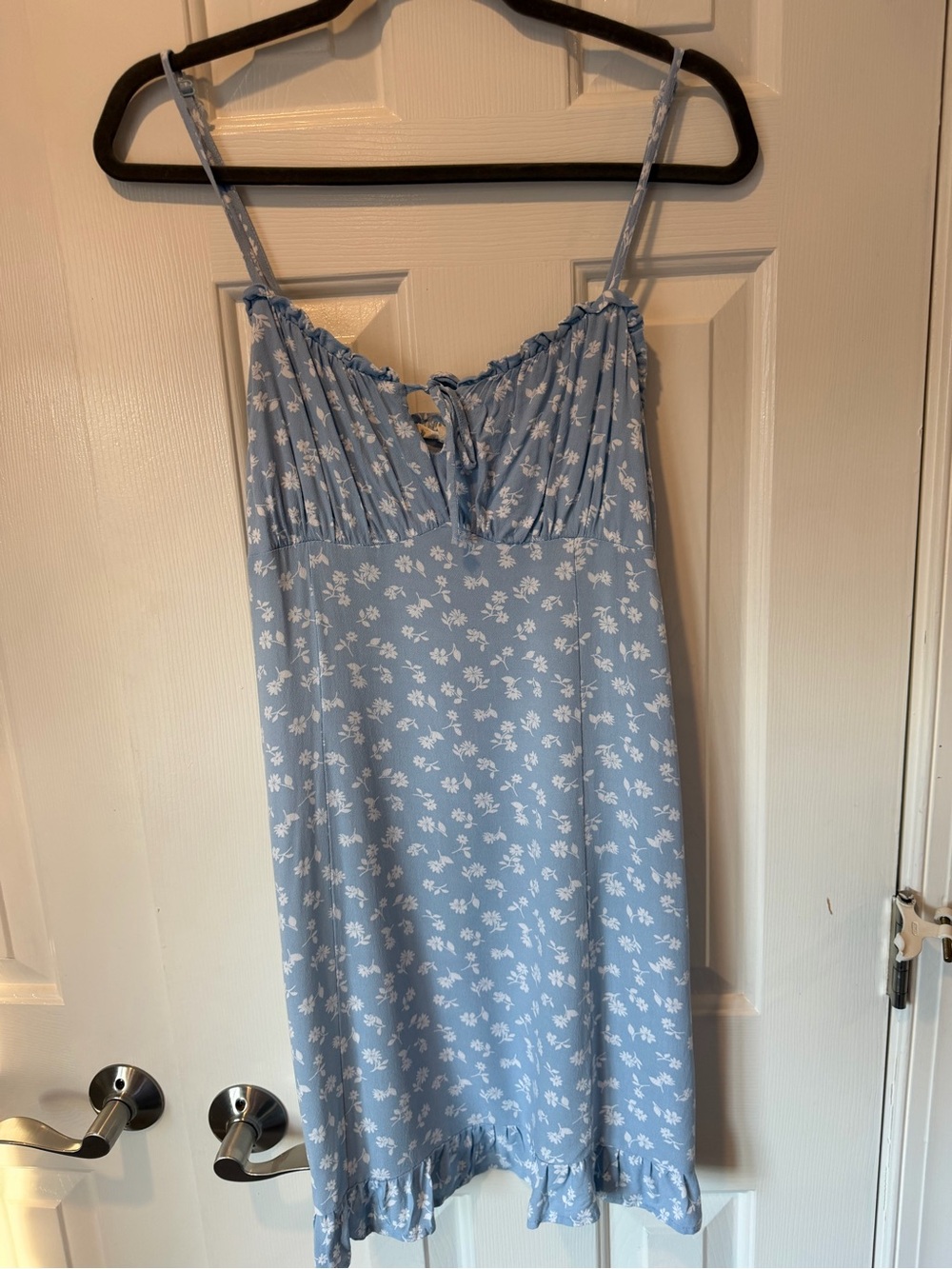 PacSun - La Hearts Sky Blue Floral Sundress